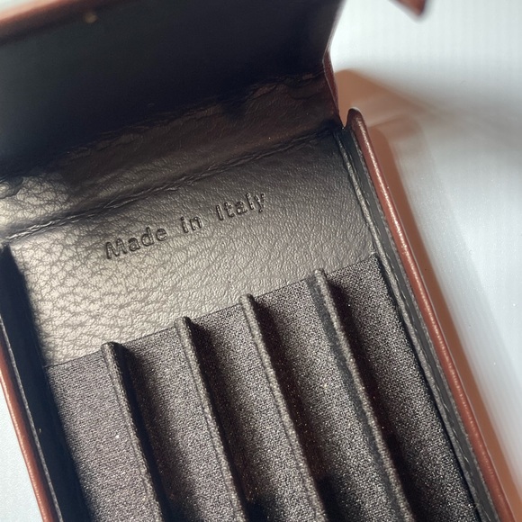 ✨ Giorgio Fedon Slim Leather Cigarette Holder — NEW — Made in Italy ✨ - Picture 3 of 6